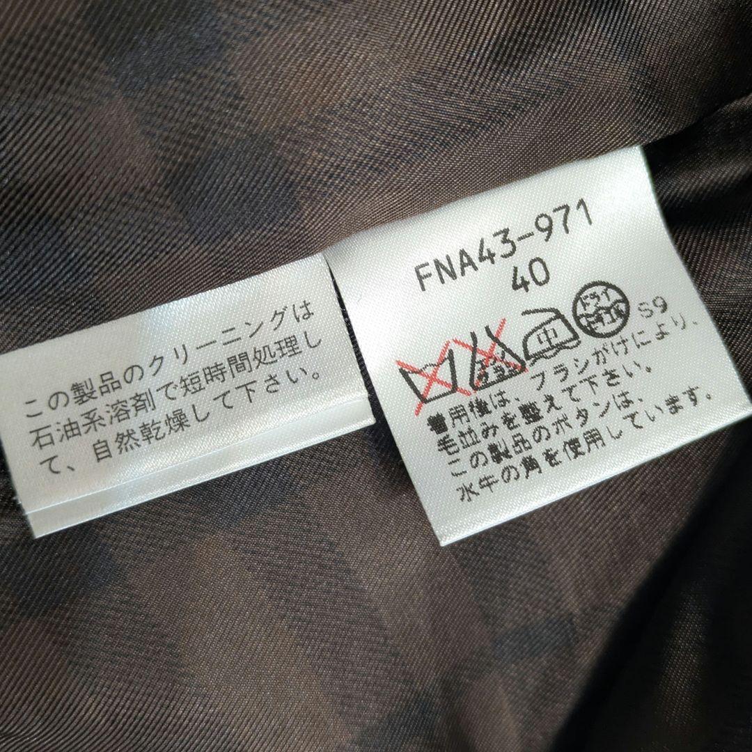 バーバリーロンドン♡アンゴラ チェスター コート 40 ブラウン 内ノバチェック