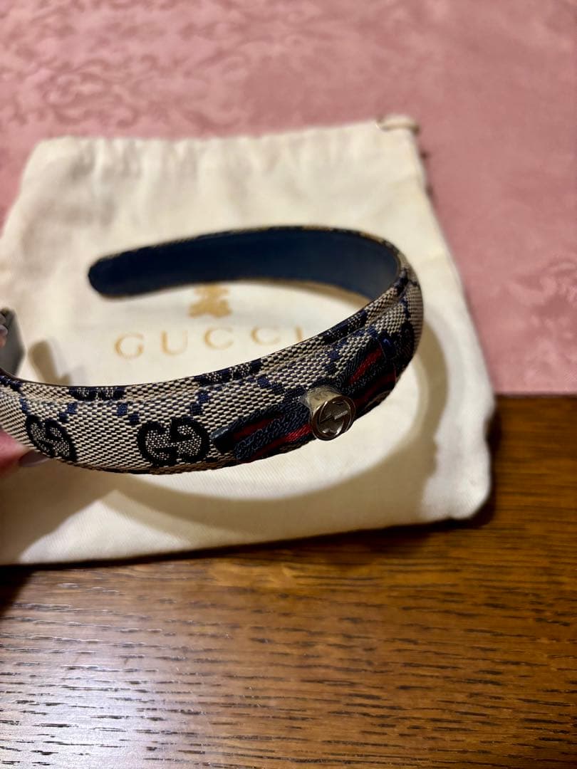 GUCCI GGパターン ヘアバンド