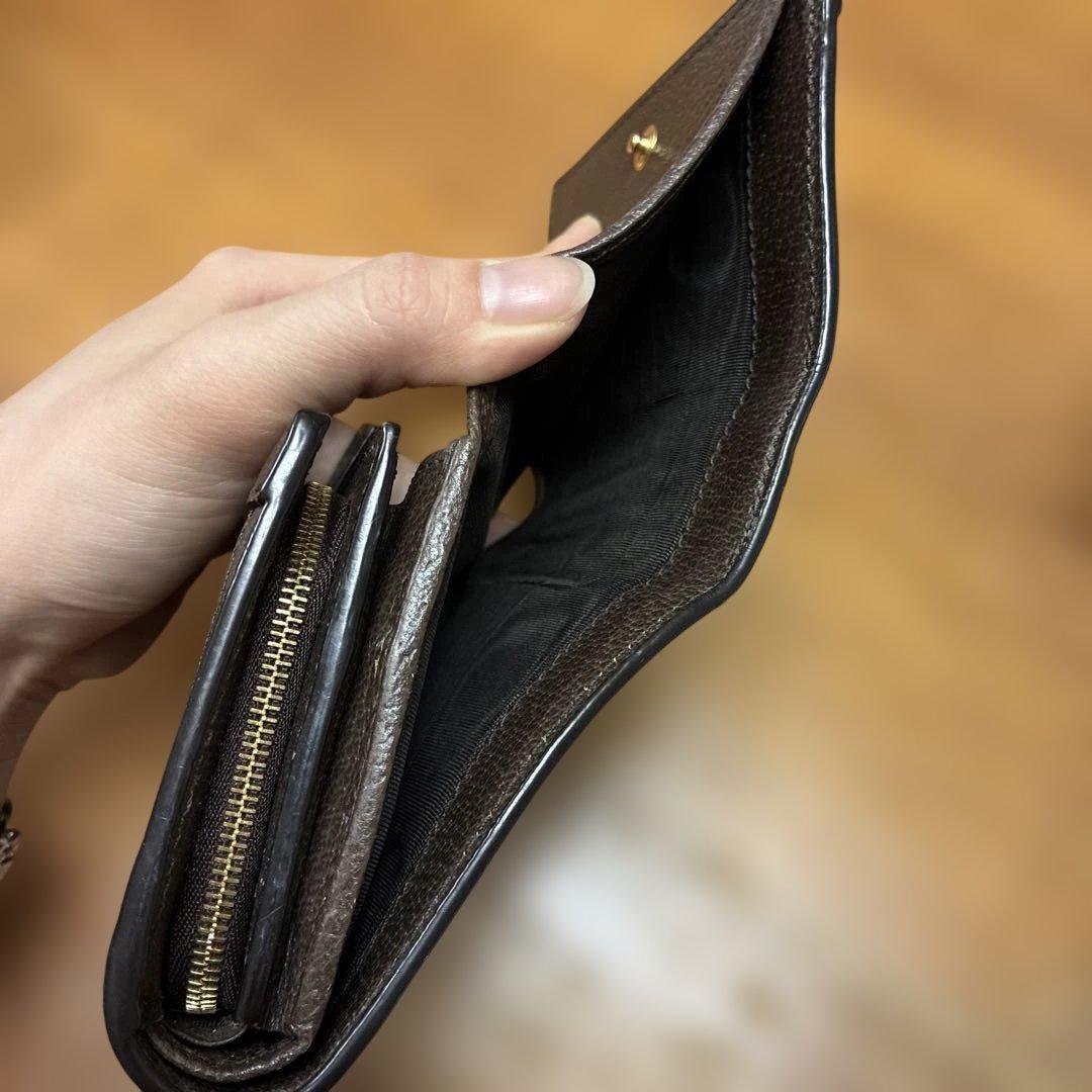 Gucci GGキャンバス三つ折り財布