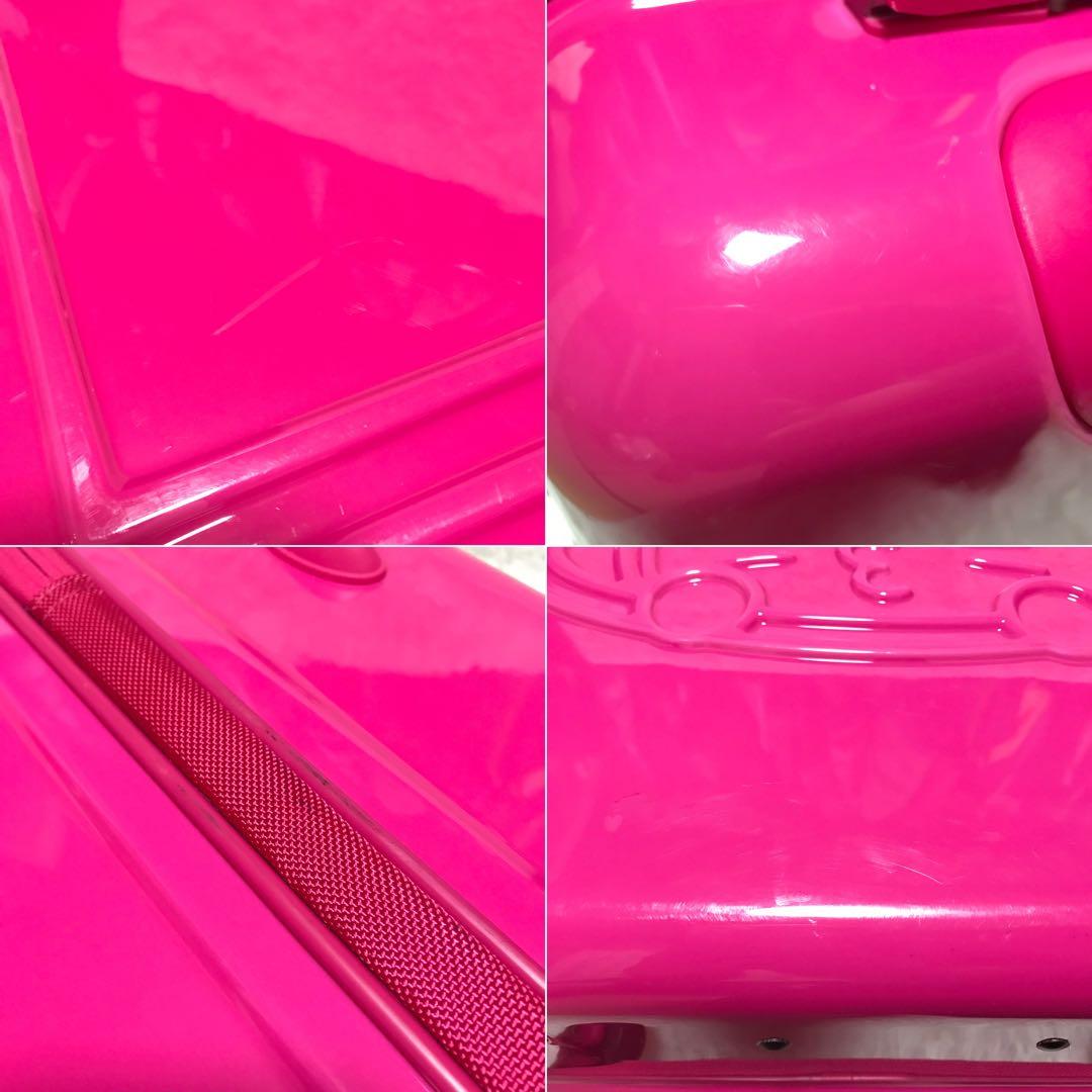 【美品】ハローキティ ドラえもん コラボ スーツケース ピンク キャリーバッグ