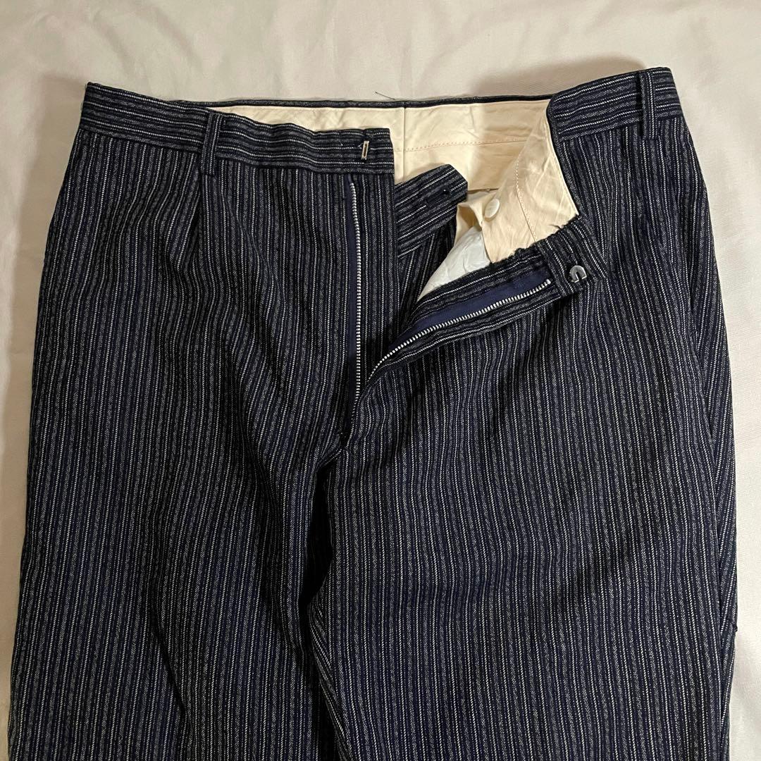 50~60s vintage JAPAN stripe baggy スラックス
