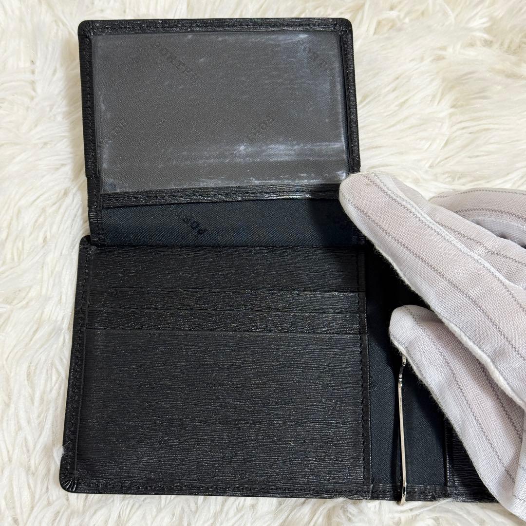 【極美品】ポーター　カレント　マネークリップ　ブラック
