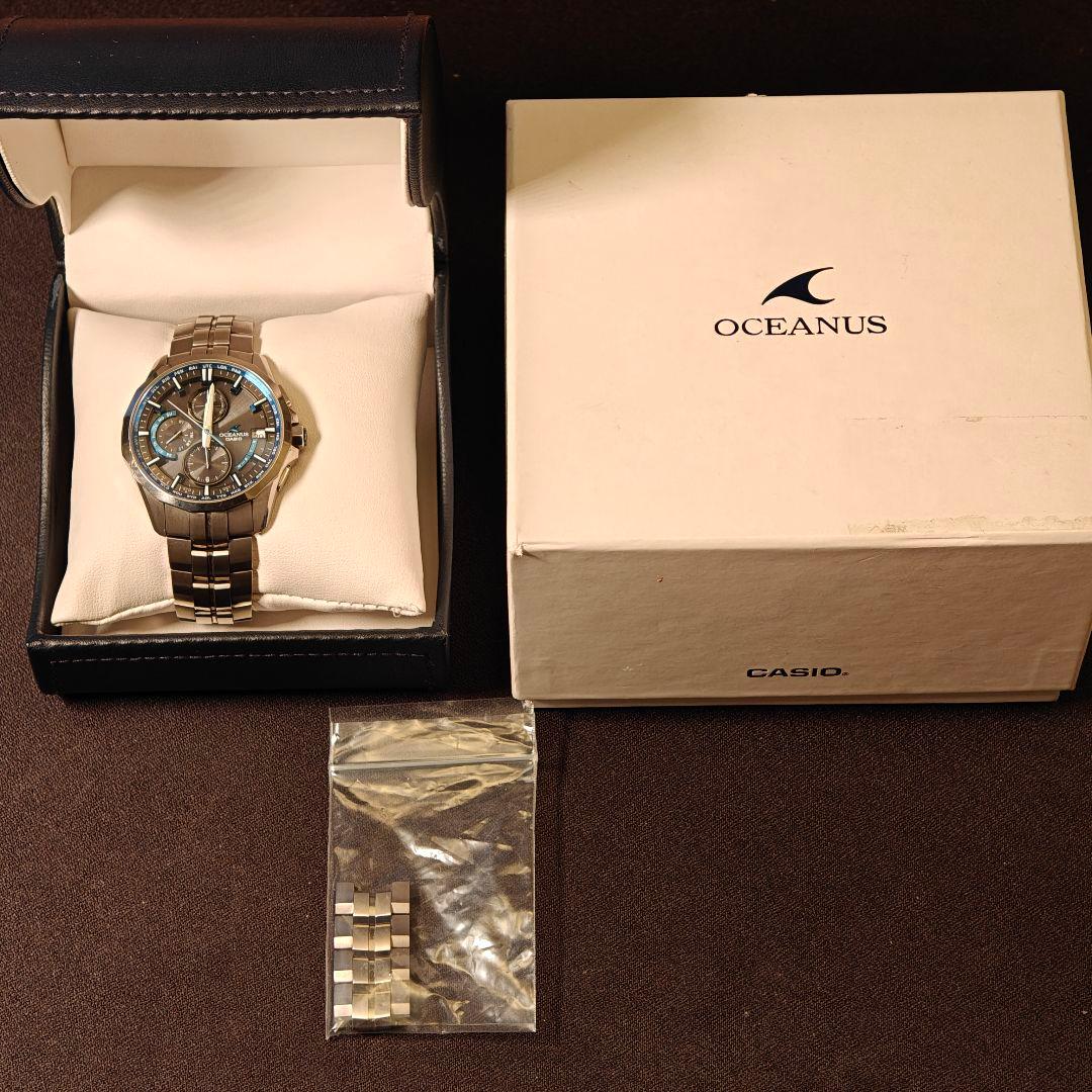 【ジャンク不動品】CASIO OCEANUS OCW-S3000 腕時計 マンタ