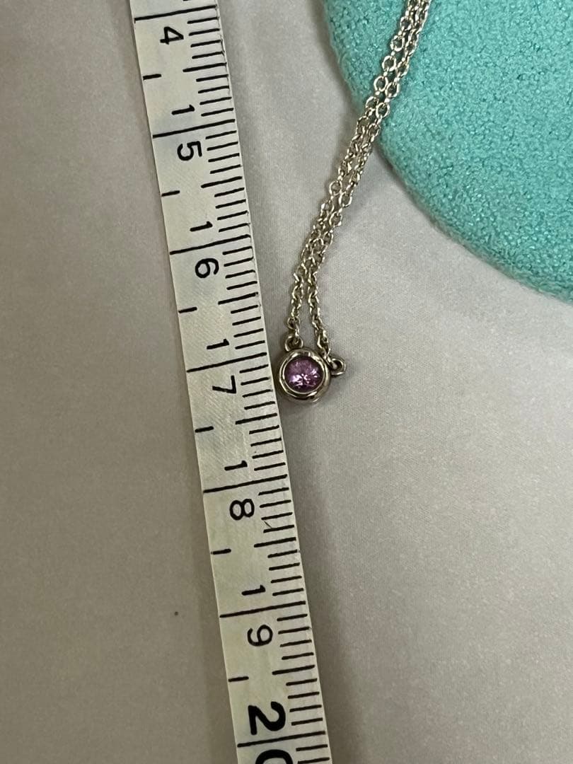 Tiffany バイザヤード　ピンクサファイア　ネックレス