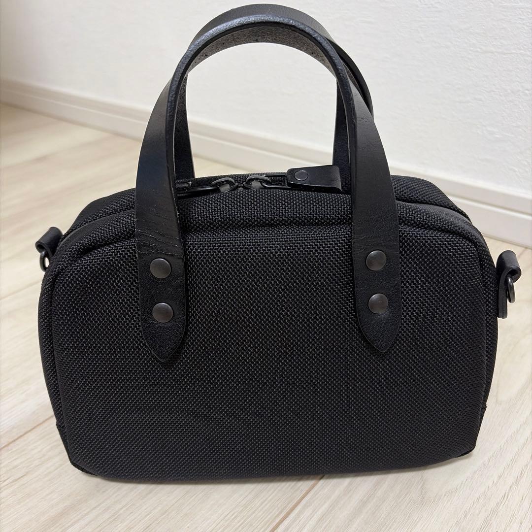 カワニシカバン　comame コーデュラ　ブラック　ベルト付き