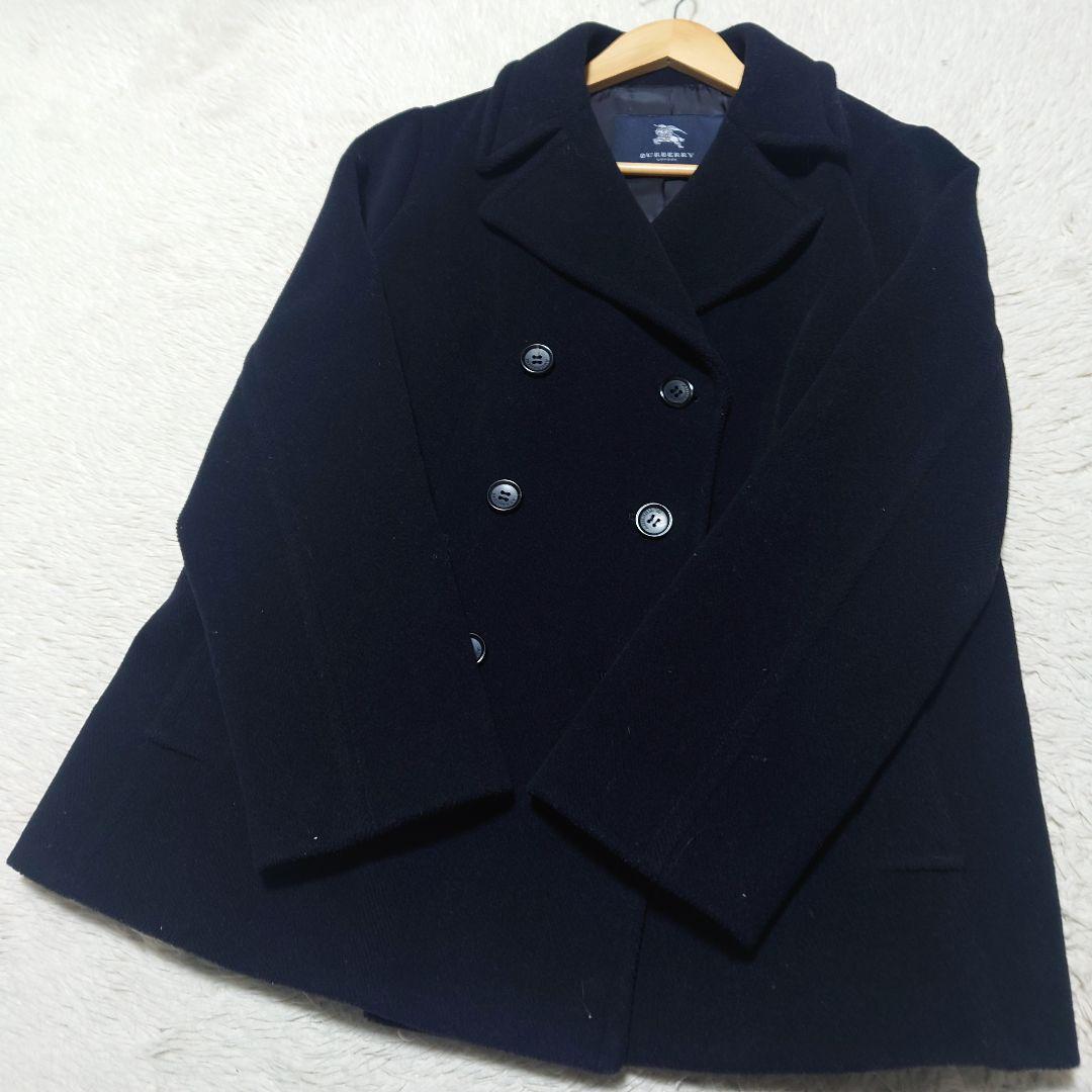 【希少サイズ】バーバリーロンドン Pコート 刻印ボタン XXL ノバチェック