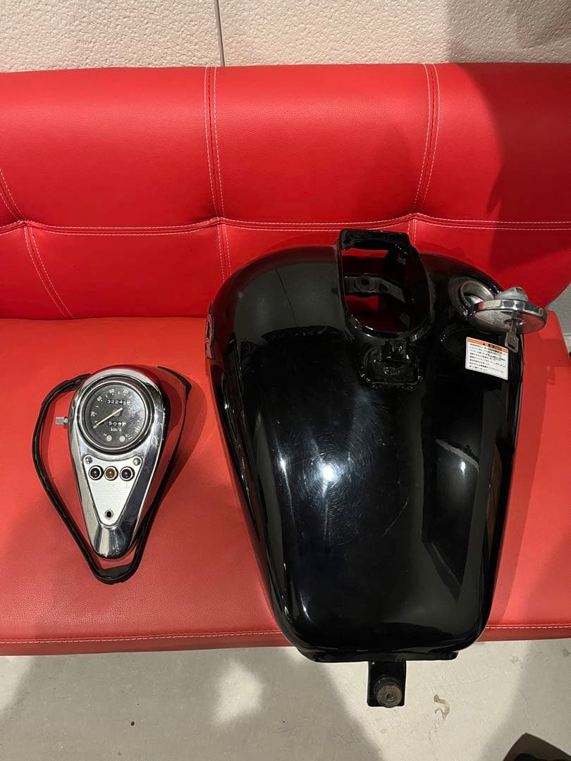 バルカン400バイクタンクとスピードメーターセット