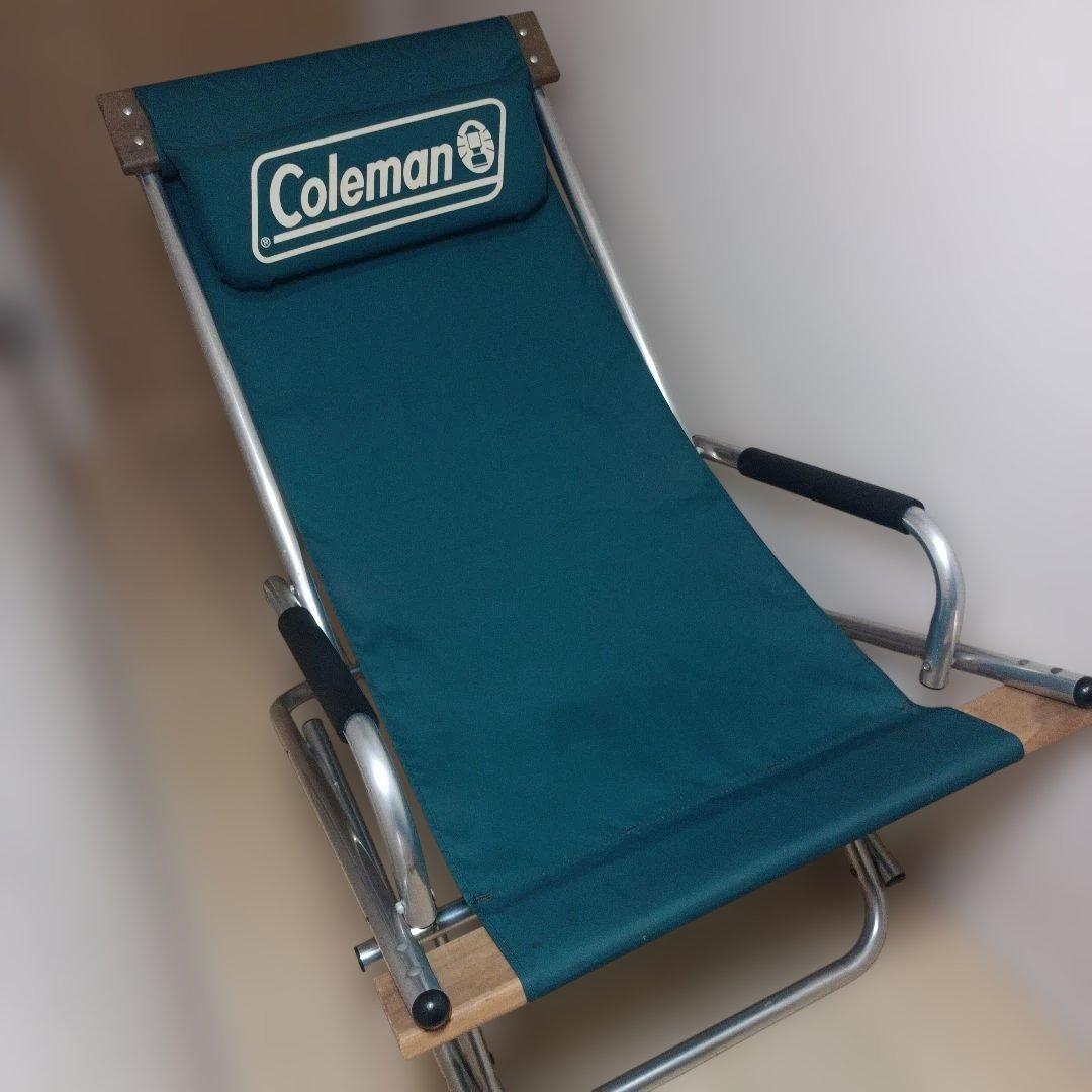 レア廃盤品 USA製 コールマン Coleman ロッキングチェア アウトドア