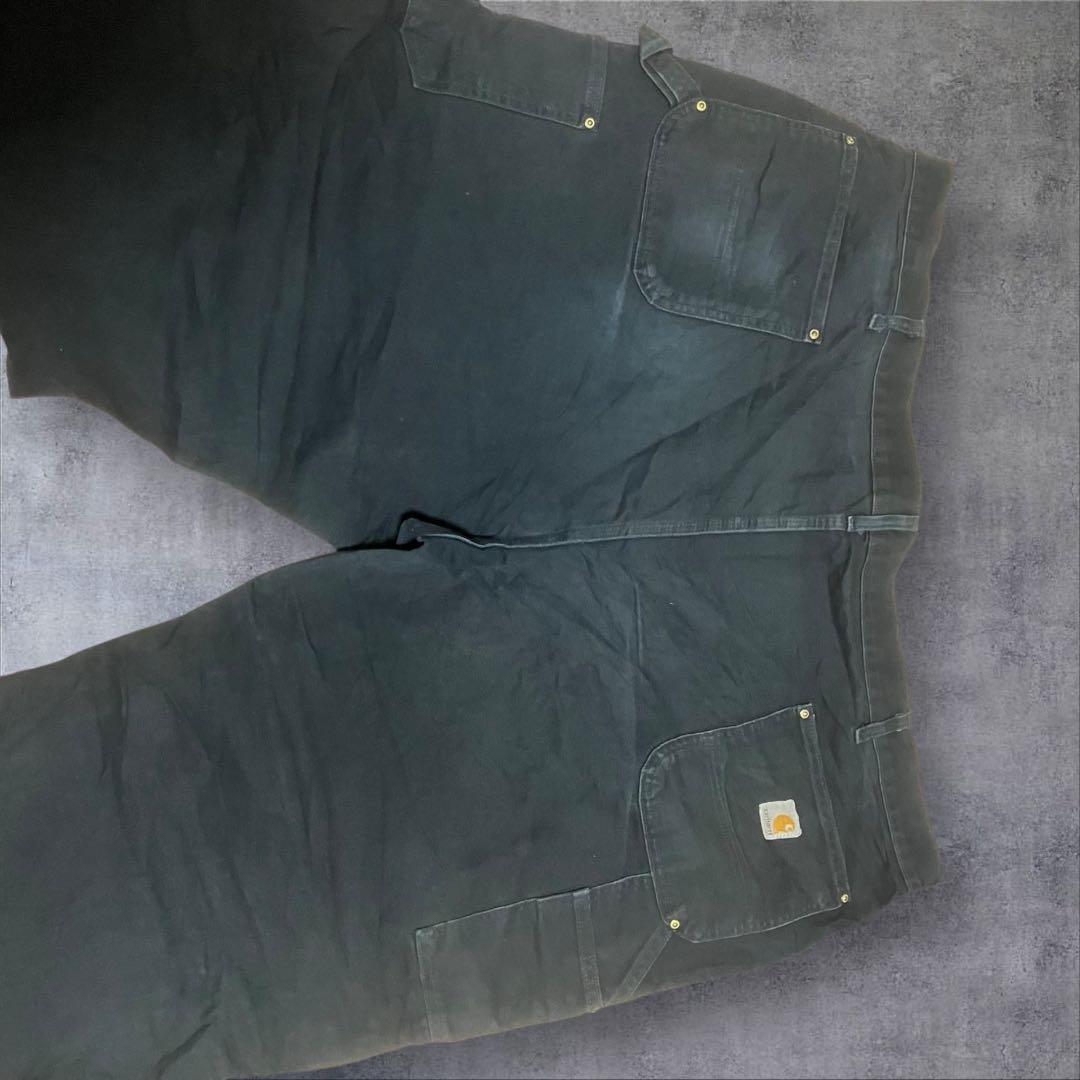 G*ル様 carhartt ダブルニー　ペインターパンツ　ダック生地　ブラック