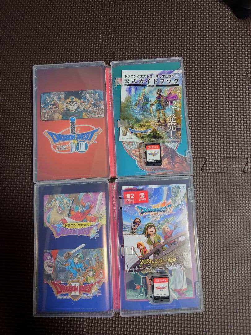 【セット】ドラゴンクエストⅠ＆ⅡリメイクとドラゴンクエストⅢリメイク