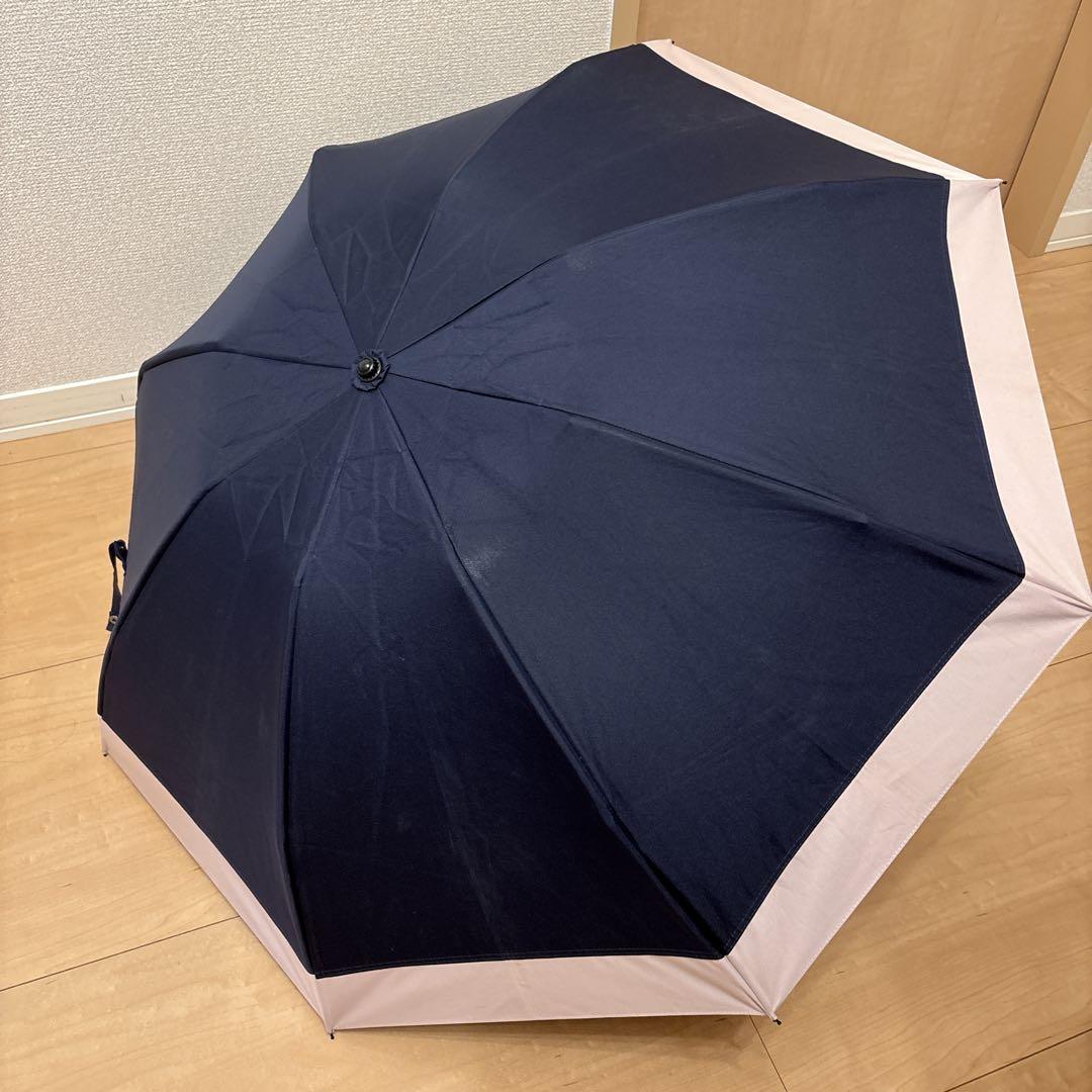 芦屋ロサブラン　三段折り畳み　日傘　完全遮光 100% 遮熱 RoseBlanc