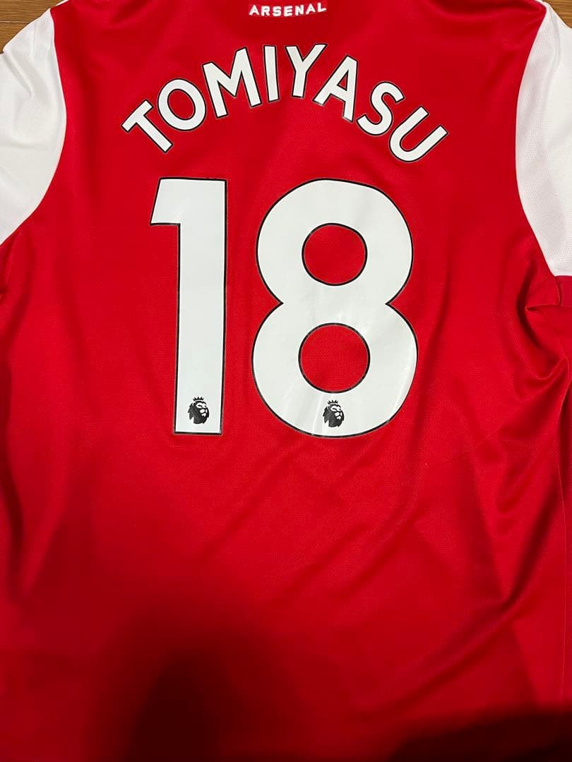 【希少・正規品】アーセナル 22/23 冨安健洋 公式ユニフォーム 長袖 L