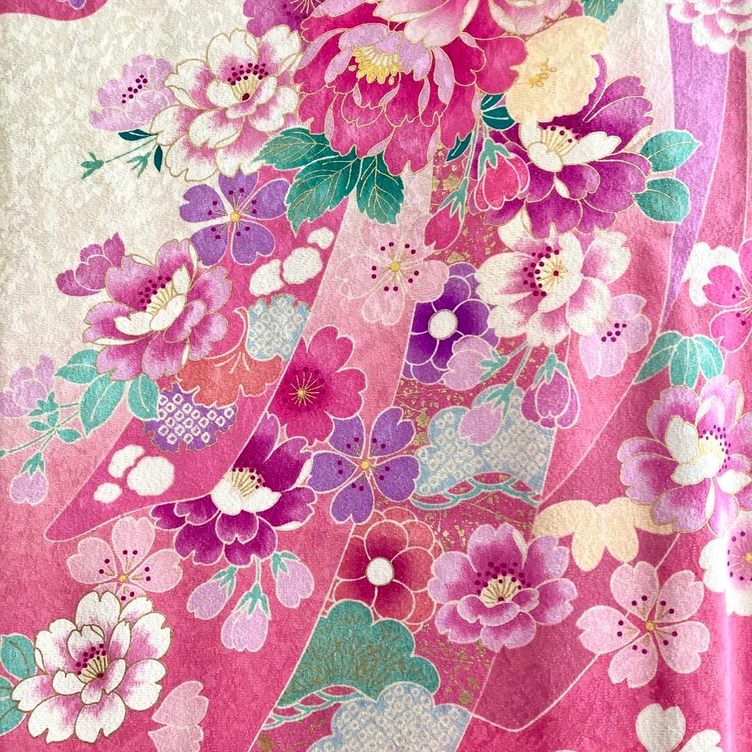 ★ Rily♥さま専用です★華やか 白ピンク 振袖5点セット‼️TM NO116