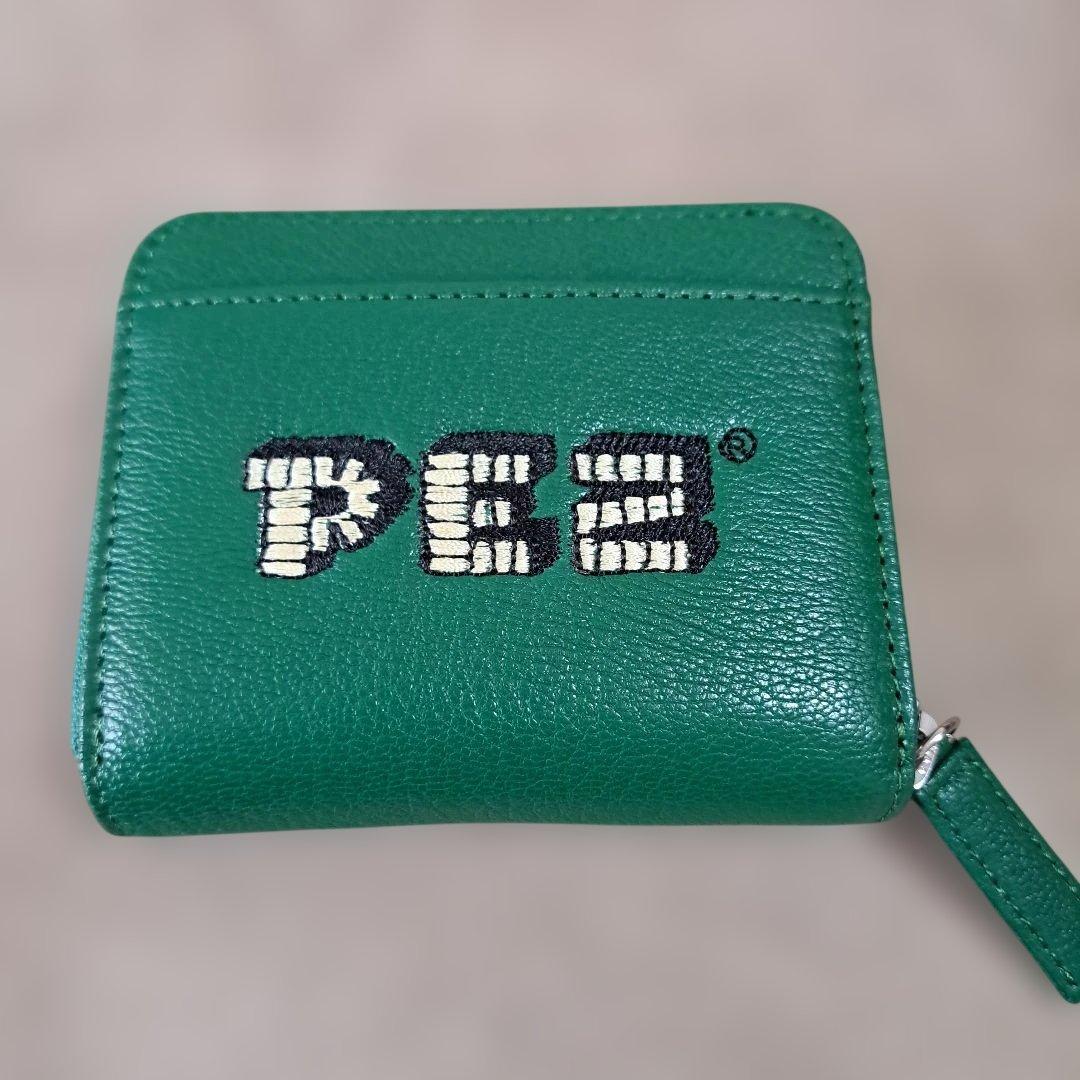 PEZ perche ear コラボジャバラ二つ折り財布 財布 グリーン 緑