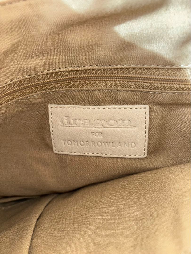 コキアドラゴン トゥモローランド編込み トートバッグ 肩