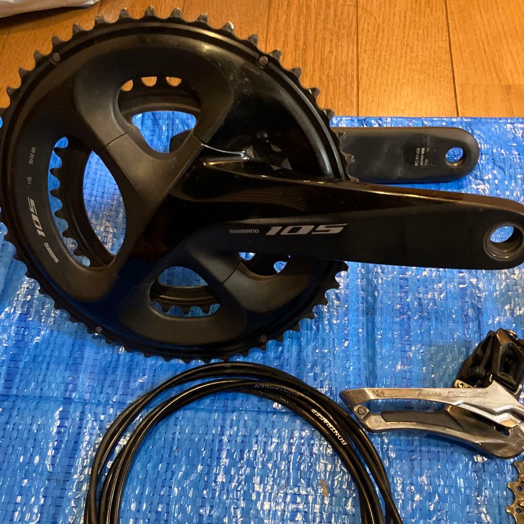 Shimano 105 クランクセット 2x11 コンポセット