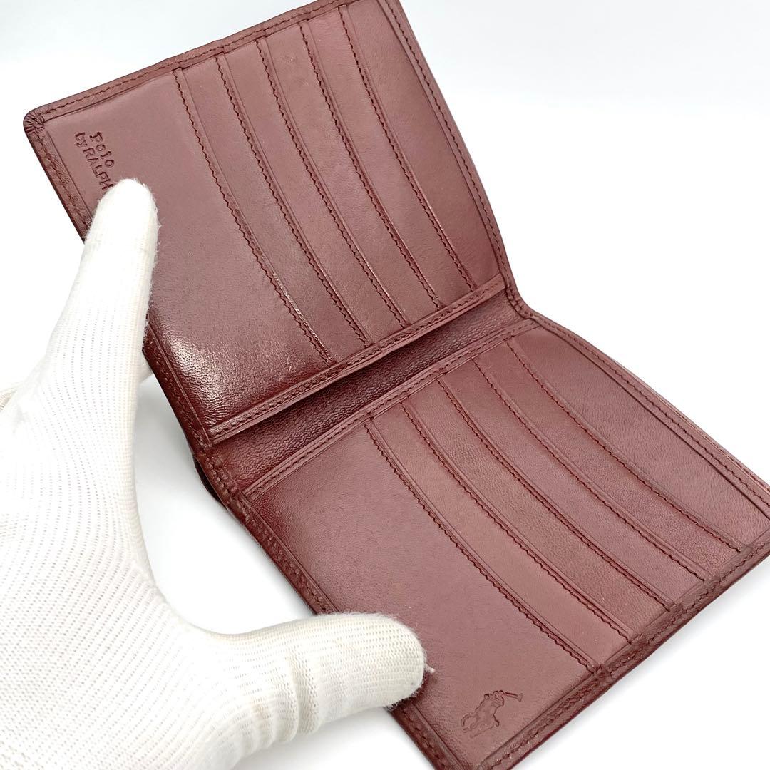 美品　ラルフローレン　Ralph Lauren 折り財布 管理番号【a461】