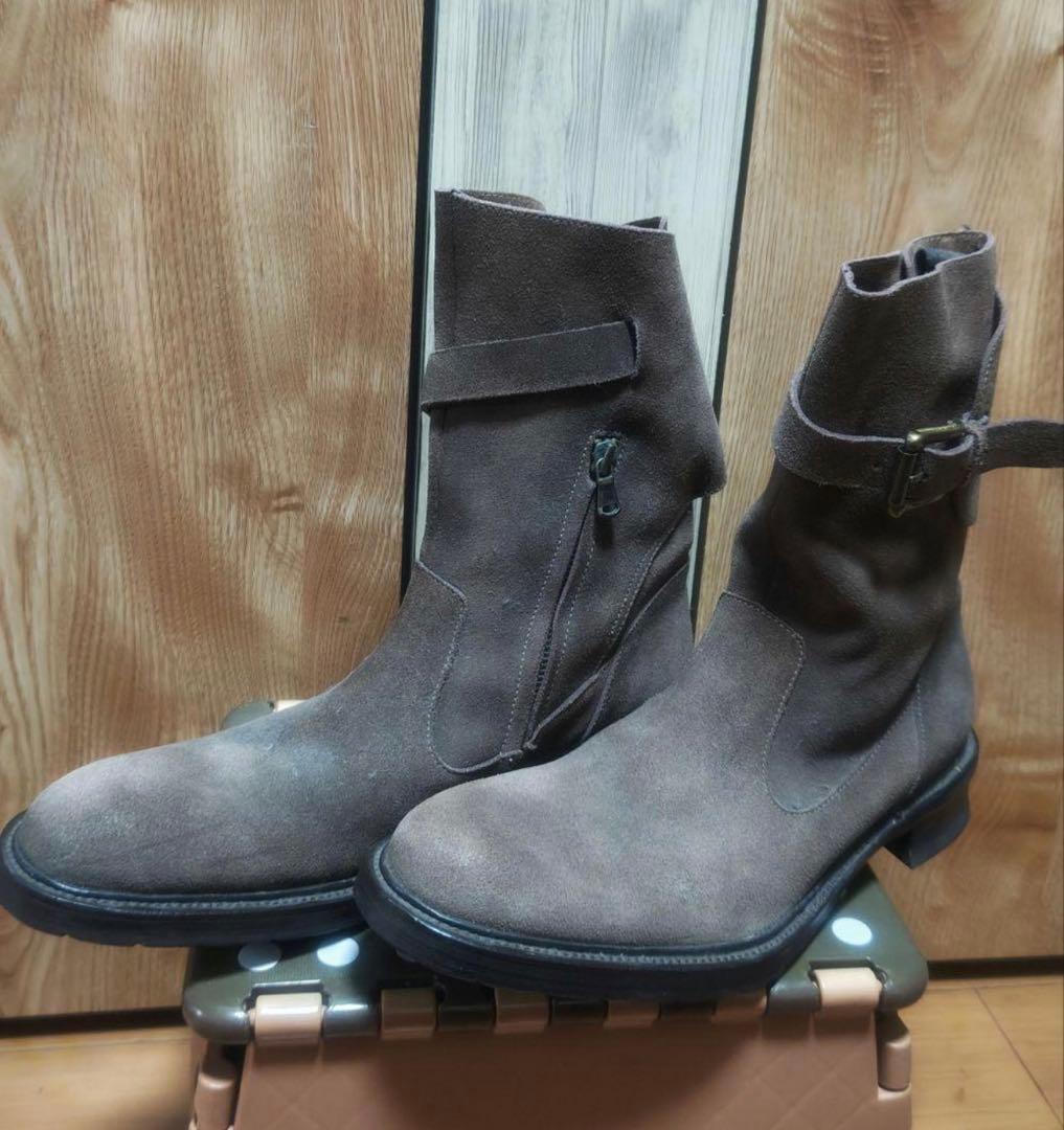 売り切り価格 アルフレッドバニスター スエード エンジニアブーツ