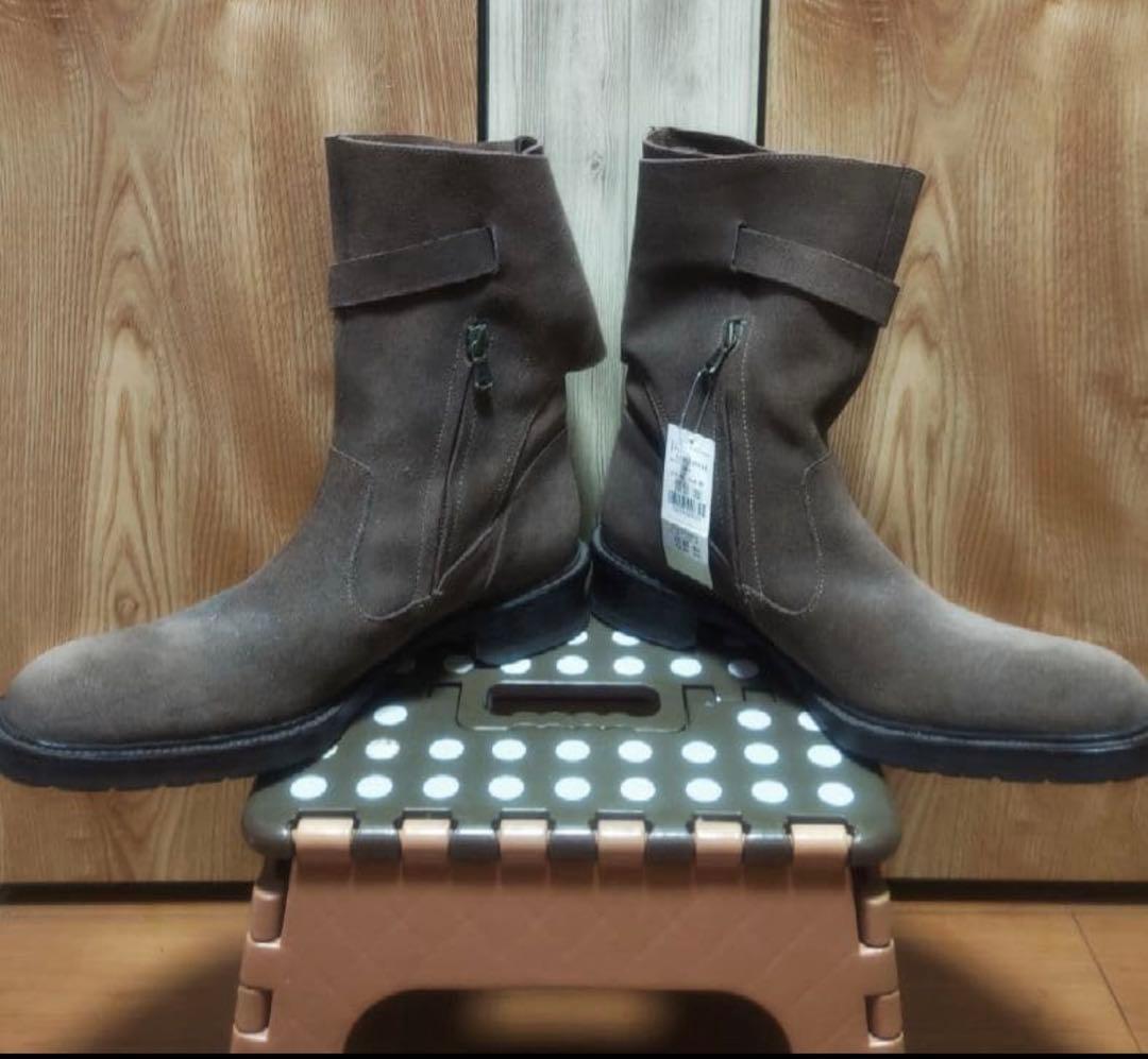 売り切り価格 アルフレッドバニスター スエード エンジニアブーツ