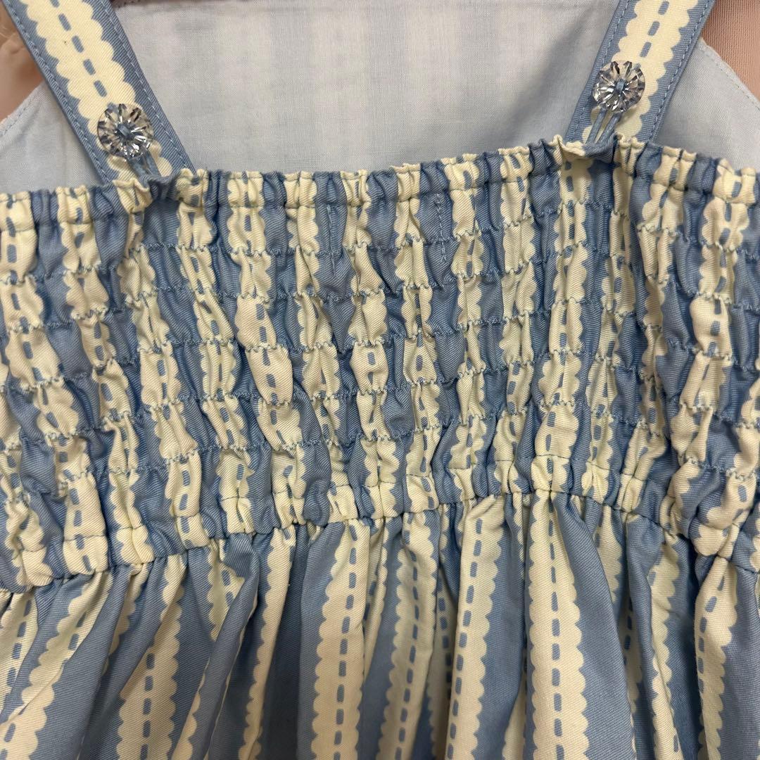 シャーリーテンプル♡110ストライプベアスカジャン