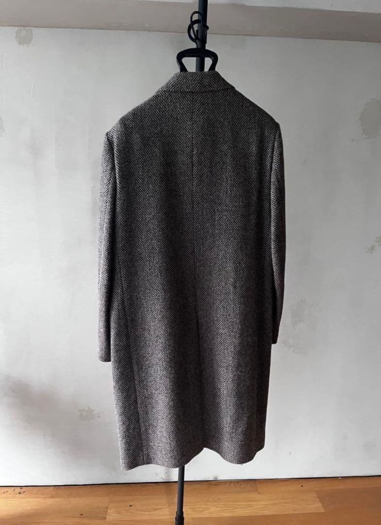 ジャケット・アウター AURALEE 24AW TWEED CHESTERFIELD COAT (3)