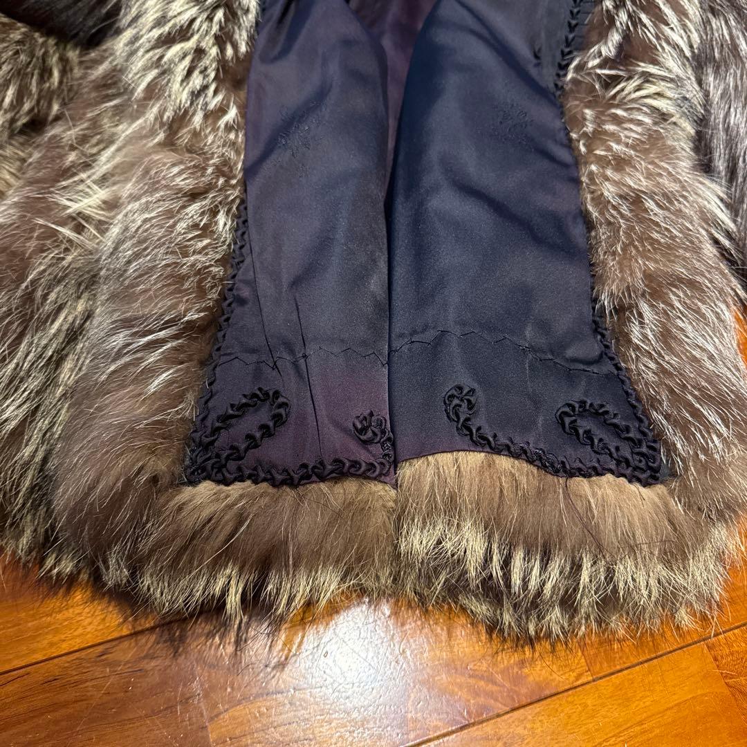 SAGA FOX 毛皮コート ブラウン系