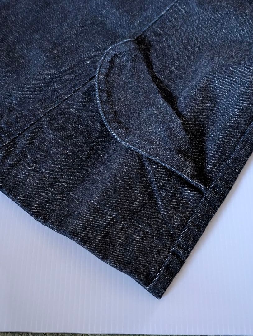 児島デニム（岡山デニム）　ラグラン袖　デニムポンチョ/デニムジャケット