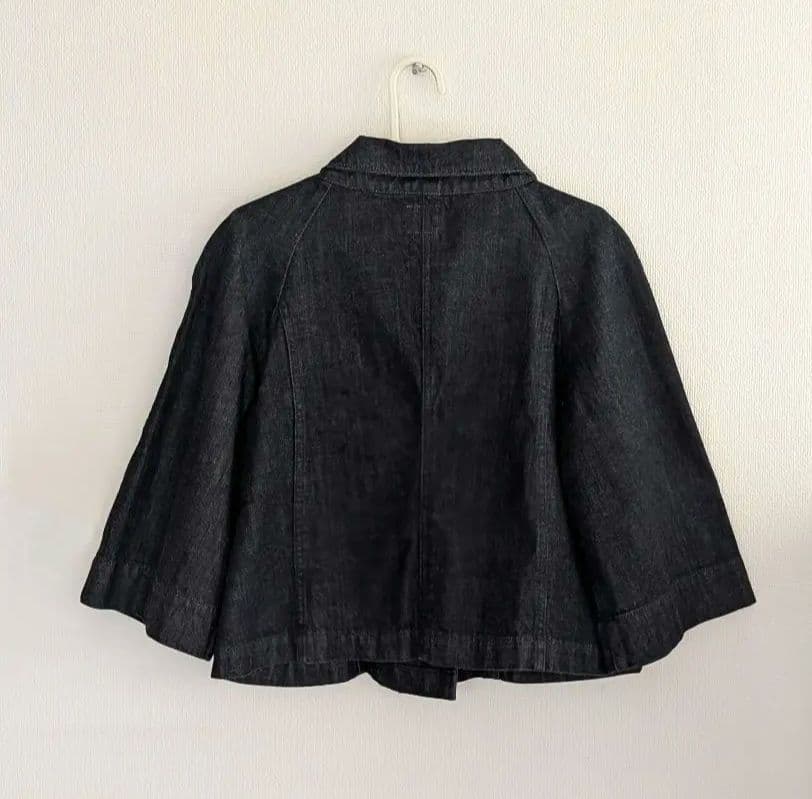 児島デニム（岡山デニム）　ラグラン袖　デニムポンチョ/デニムジャケット