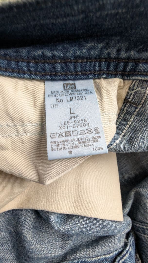 Lee ペインターパンツ デニムブルー