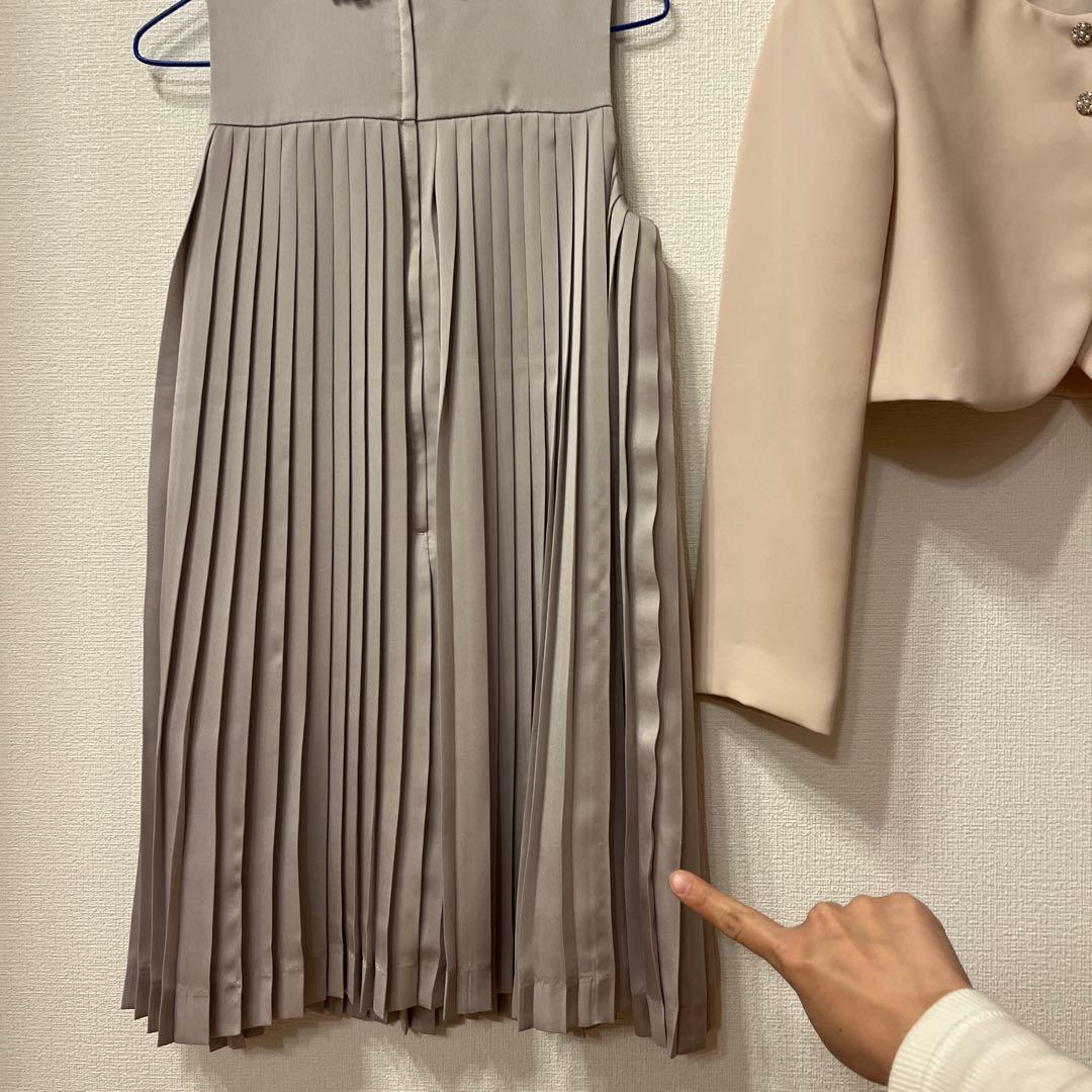 CHOPIN フォーマルワンピース　プリーツ