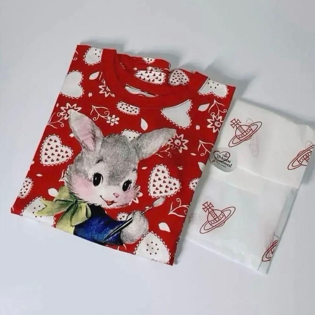 ラフォーレ原宿店10周年記念限定 Painting Bunny プリントTシャツ