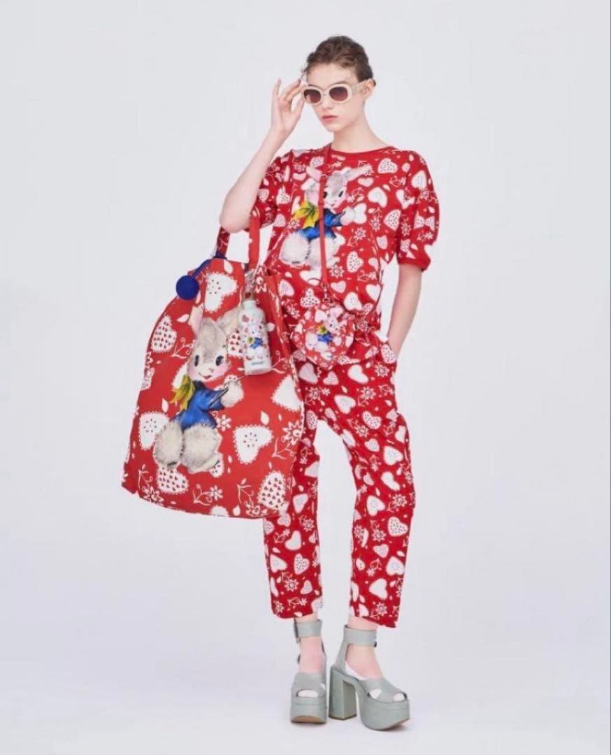 ラフォーレ原宿店10周年記念限定 Painting Bunny プリントTシャツ