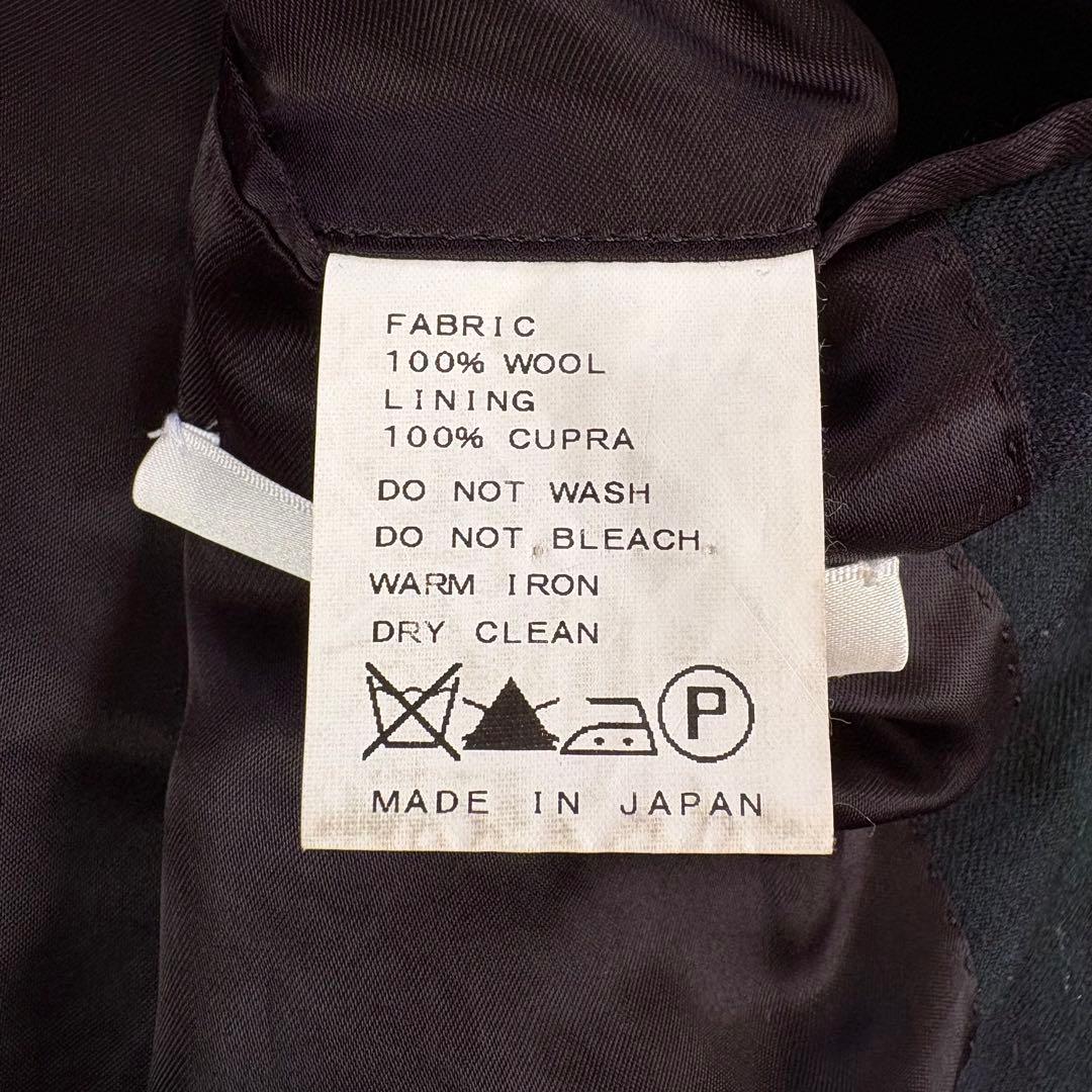 EDIFICEブラックウォッチ柄金ボタンブレザージャケット段返り3ボタン