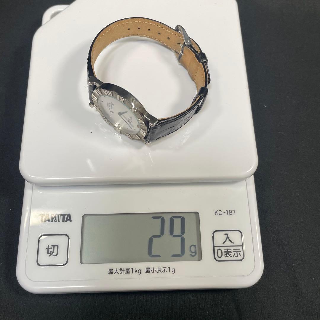 稼働品　ROGAR　シルバー925　腕時計　クォーツ　silver　メンズ