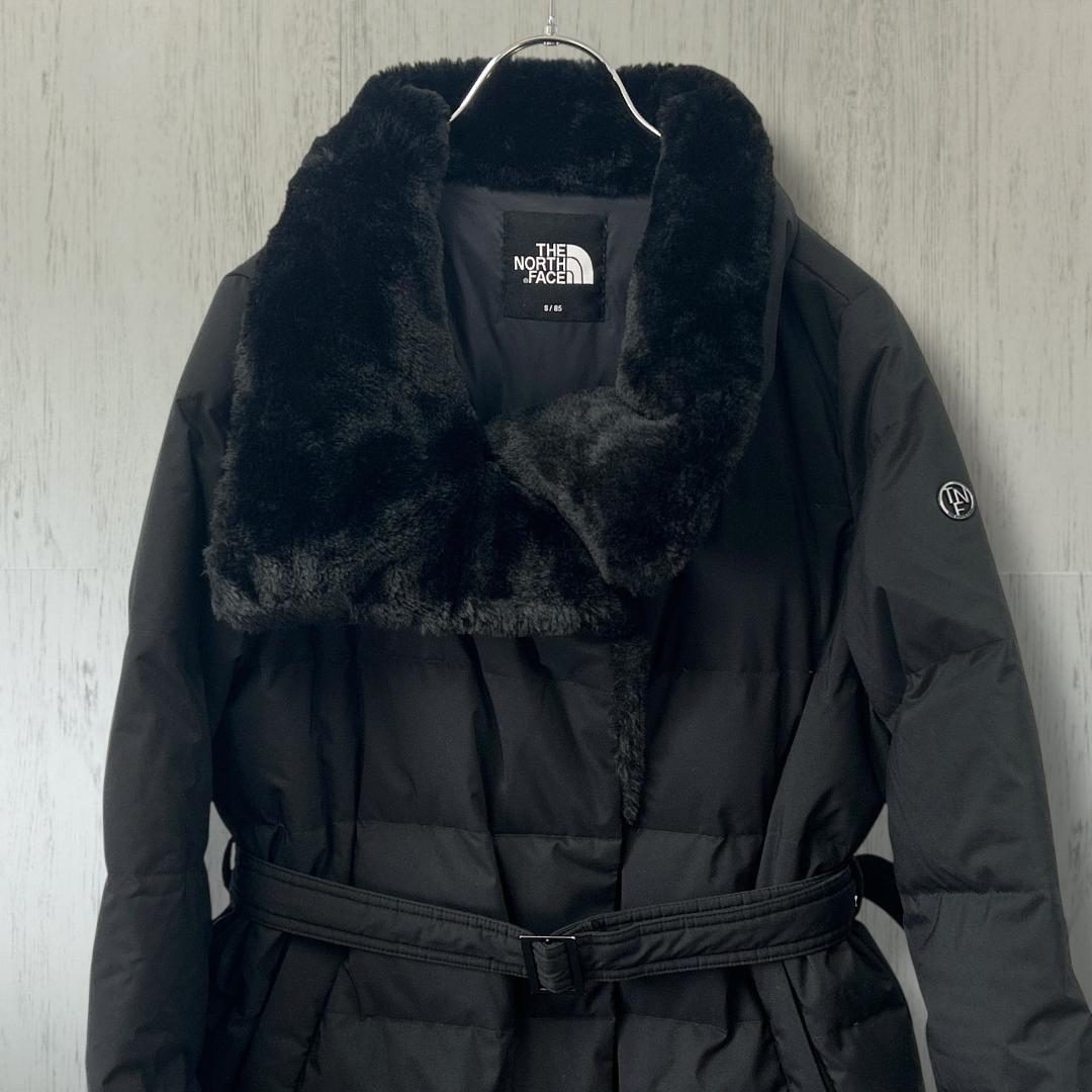 ノースフェイス ロングダウンジャケット ブラック S 11