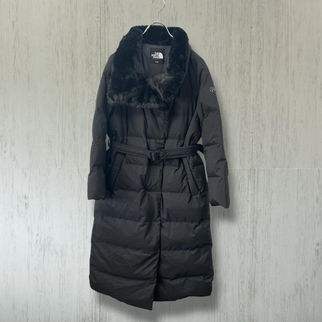 ノースフェイス ロングダウンジャケット ブラック S 11