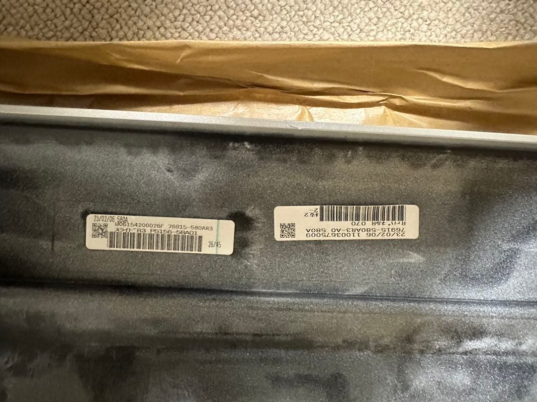 【新品未使用】アルファード30後期 モデリスタ サイドスカート 運転席側 070