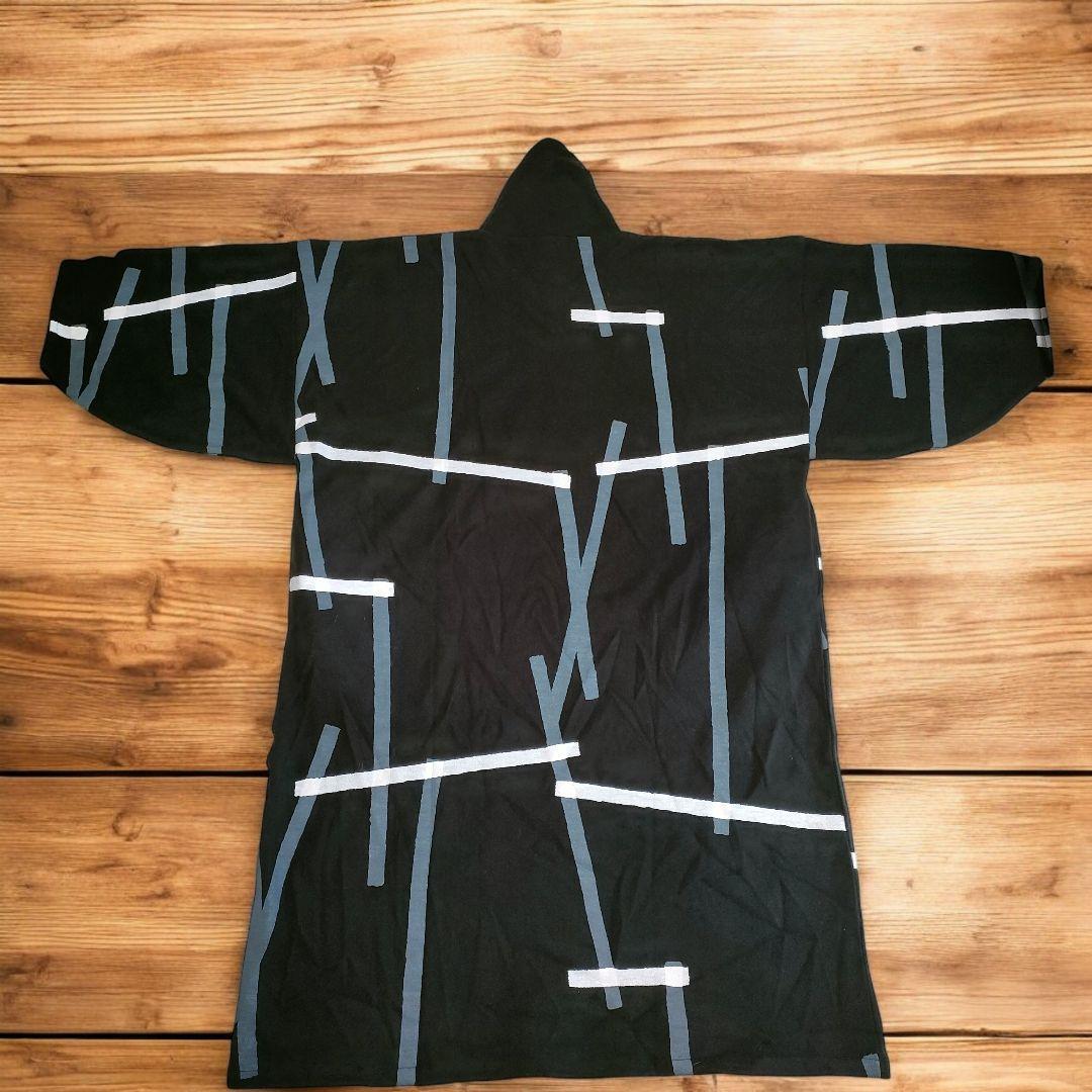 春様【✨新品タグ付✨】SOU・SOU◎圧縮両面編衿巻薙刀長方形衣　鳶と余白濡羽色