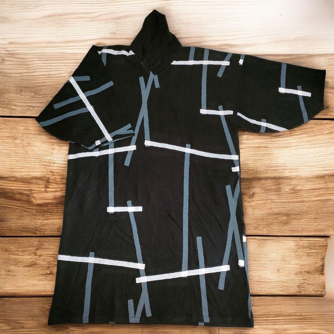 春様【✨新品タグ付✨】SOU・SOU◎圧縮両面編衿巻薙刀長方形衣　鳶と余白濡羽色