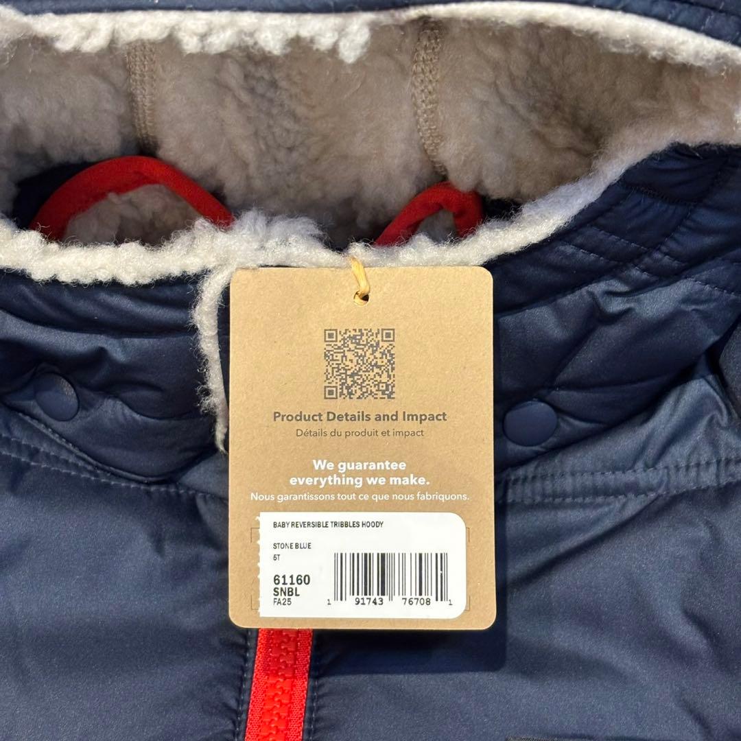 patagonia ベビー・リバーシブル・トリブルズ・フーディ 新品