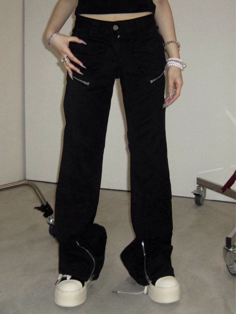 ttstudio ロウポケットシルド パンツ ブラック