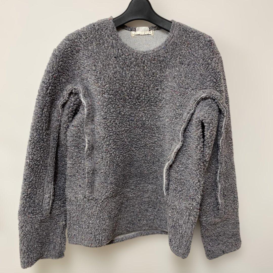 COMME des GARÇONS ボアスウェット S グレー
