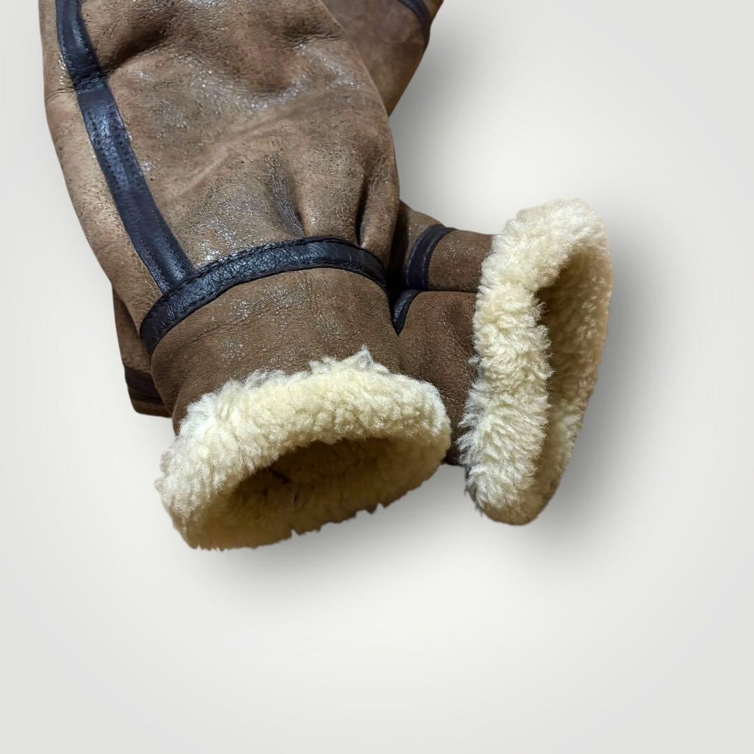 美品・40 Schott ショット　B-3 リアムムートン　フライトジャケット