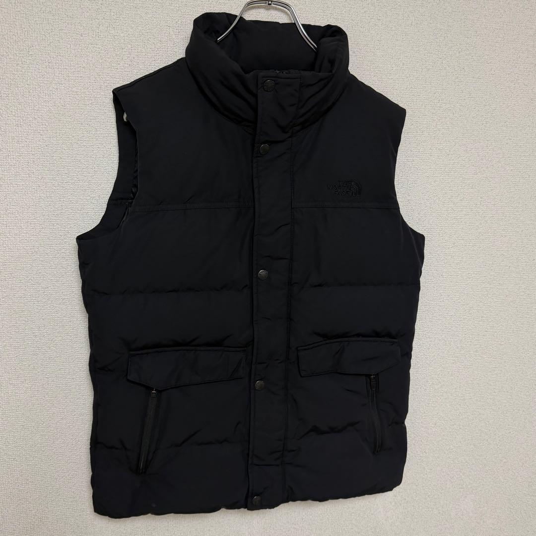 ノースフェイス ダウンベスト 海外限定 ブラック メンズ Mサイズ