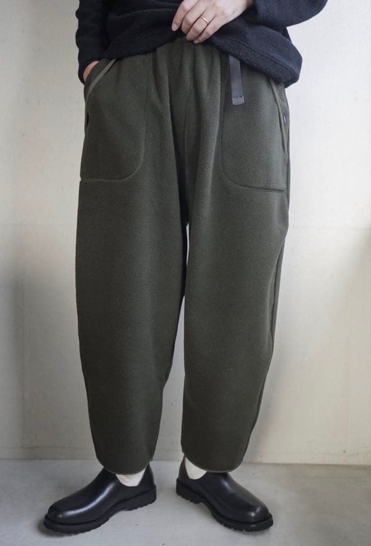 ヒムカシhimukashi (サリゲナク)フリースイージーピエロパンツ