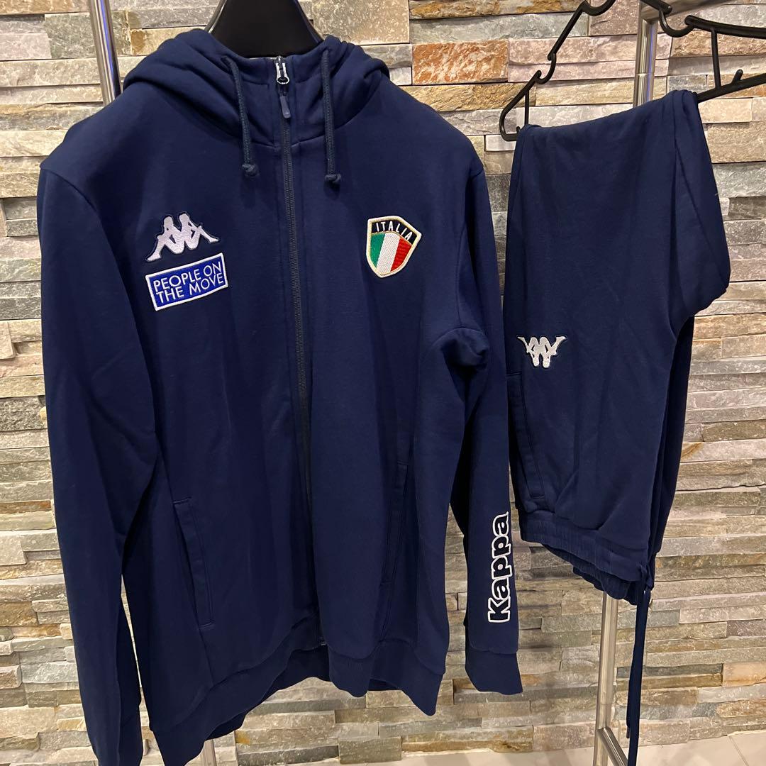 美品⭐️Kappa カッパ⭐️ メンズセットアップネイビー⭐️