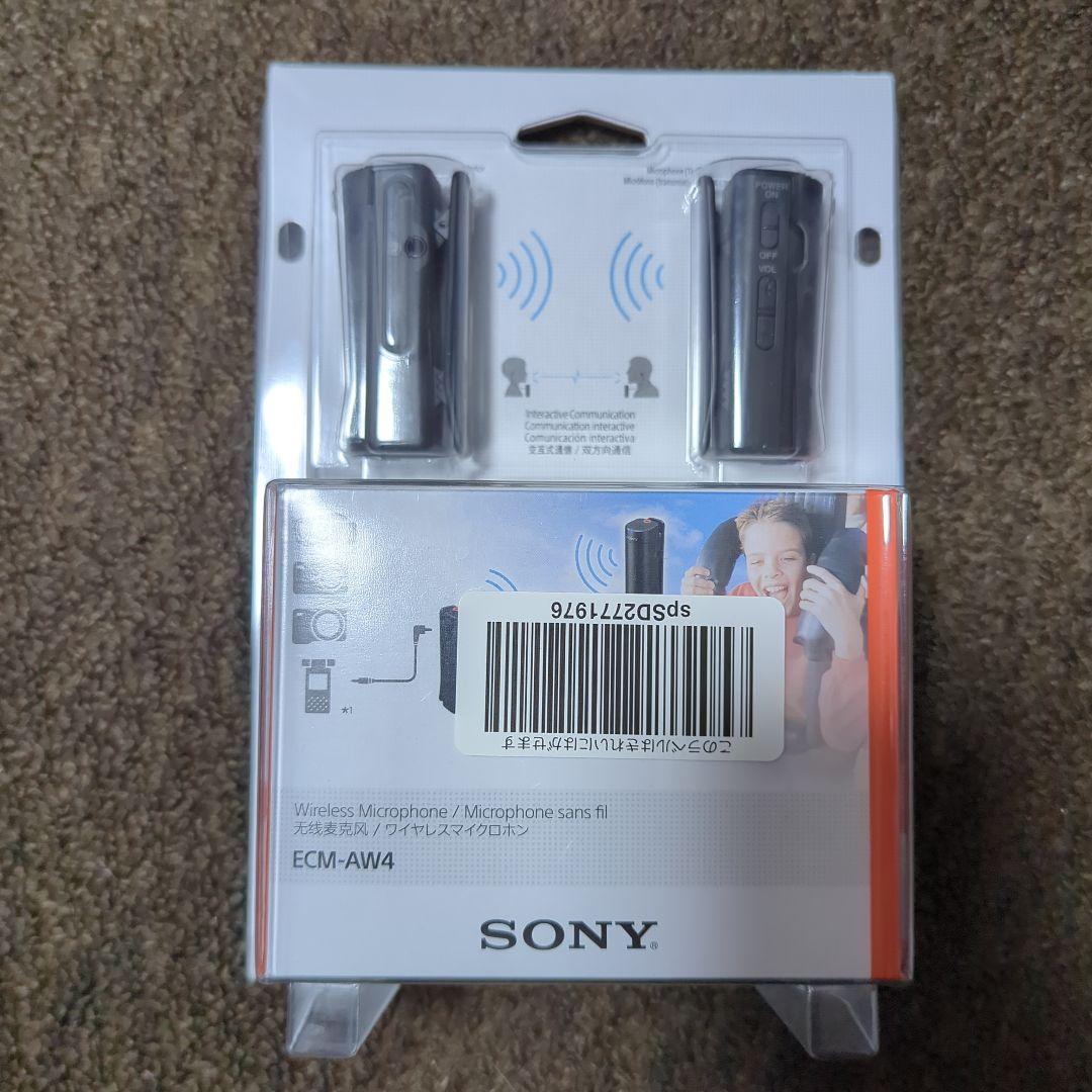 SONY ワイヤレス マイクロホン ECM-AW4（Bluetooth）使用1回