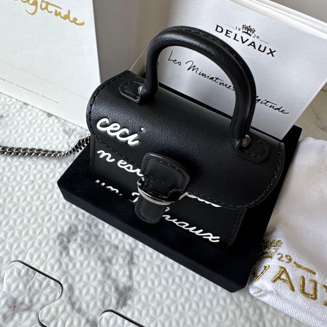 DELVAUX デルボー　　チャーム　ブリヨン　ボックスカーフ　新品未使用