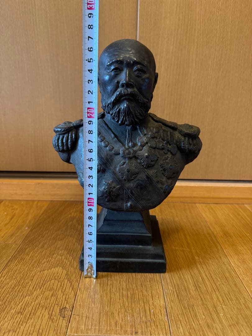 舶*来様 伊藤博文　ブロンズ　銅像　真鍮　オブジェ　インテリア　白井雨山　時代