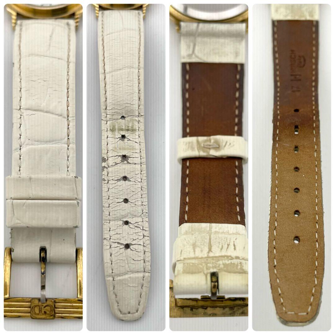 【稼働/新品電池】クリスチャンディオール　腕時計　アラビア　CDロゴ　レディース